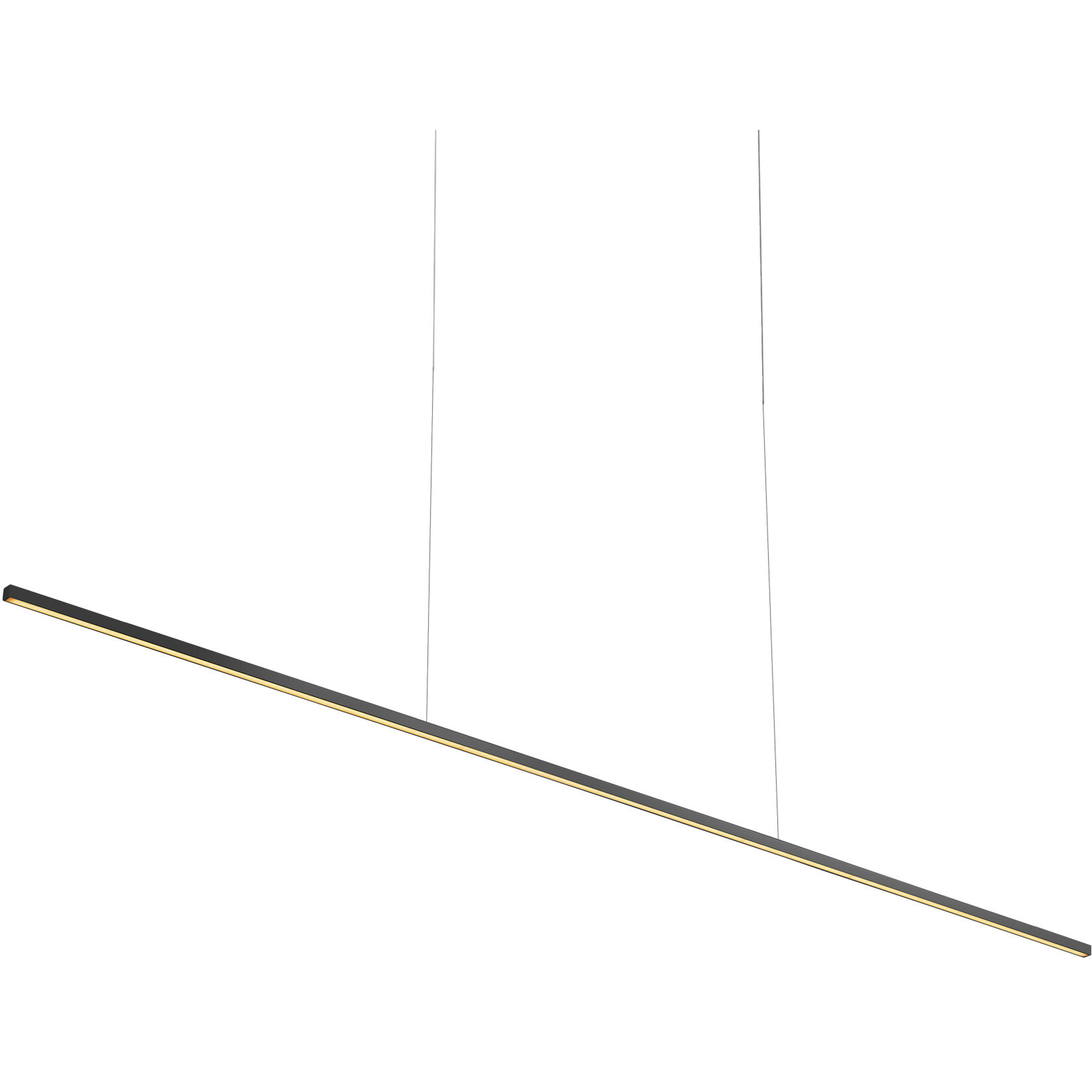 Vega Minor LED 60 inch Black Linear Pendant Ceiling Light